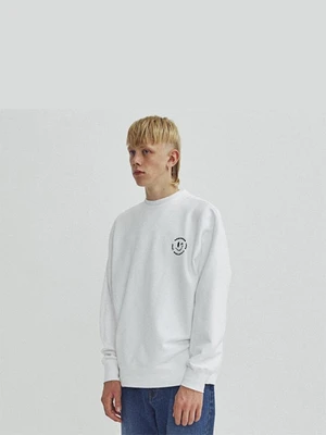 SMILE CREWNECK GA [WHITE]