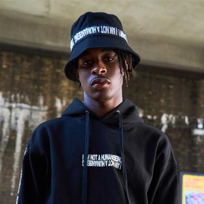 [17FW] Basic Logo Tape Bucket Hat - Black