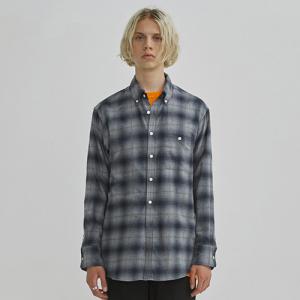 OMBRE CHECK SHIRTS GA [GREY](GAVS03)
