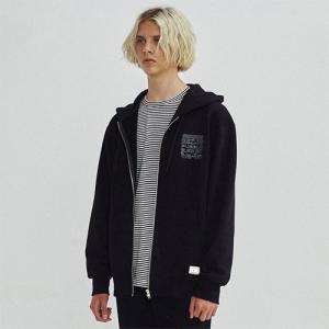GROUNDED HOOD ZIPUP GA [BLACK](GAVT25)