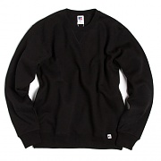 NU BLEND SWEAT CREW NECK SHIRTS-BLK