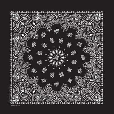 Paisley Bandana-BLK