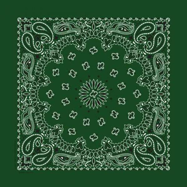 Paisley Bandana-GRN