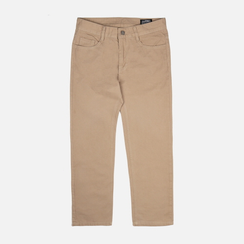 Standard cotton pants-Beige