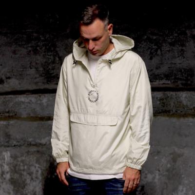 NYLON POP OVER JACKET-OFFWHT