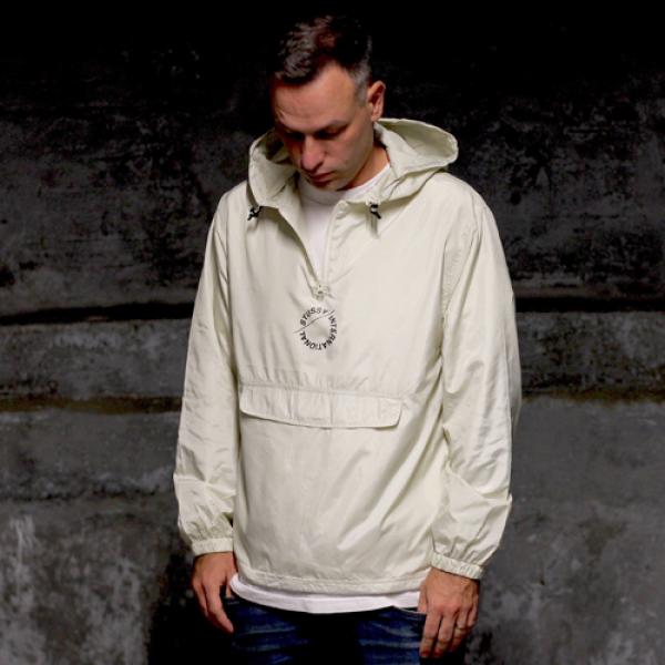 NYLON POP OVER JACKET-OFFWHT