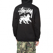 STOCK LION HOOD-BLK