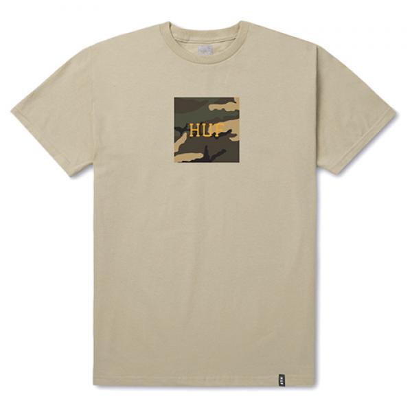 AMBUSH CAMO BOX LOGO S/S TEE-SAND