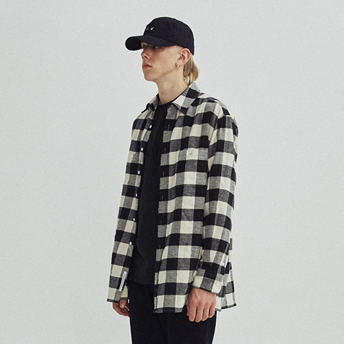 BUFFALO CHECK SHIRTS GA [BLACK]
