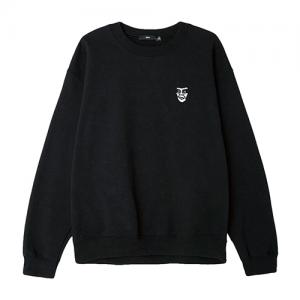 (112480015)BOX CREEPER CREW FLEECE-BLK