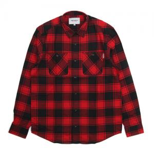 (I023326)L/S JOSH SHIRT-BLAST RED