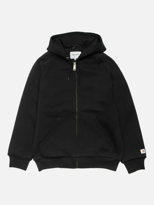 (I023777)HOODED THERMAL LINED JACKET-BLK