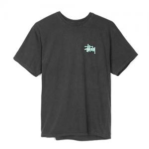 PUFF STOCK PIG. DYED TEE-BLACK