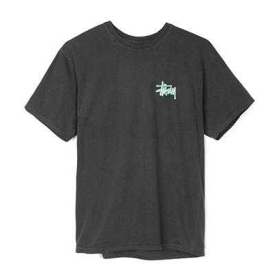 PUFF STOCK PIG. DYED TEE-BLACK