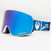 (17018)NFX2 INVERSE / DANNYSIG STRAP DARK SMOKE BLUE + CLEAR LENS