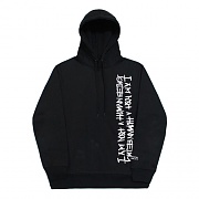 [17FW] VERTIKAL BASIC LOGO HOODIE - BLACK