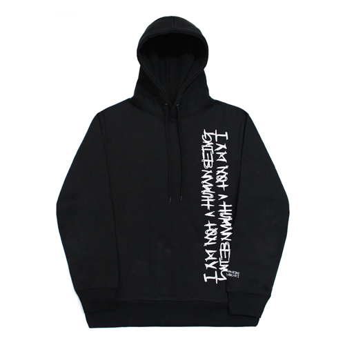 [17FW] VERTIKAL BASIC LOGO HOODIE - BLACK