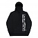 [17FW] VERTIKAL BASIC LOGO HOODIE - BLACK