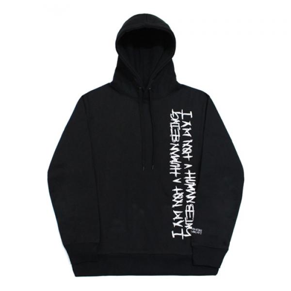 [17FW] VERTIKAL BASIC LOGO HOODIE - BLACK