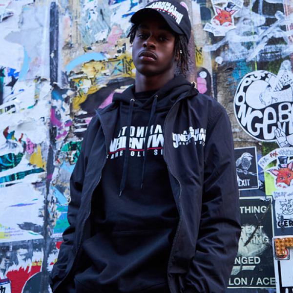 ARCH VER. BASIC LOGO HOODIE - BLACK