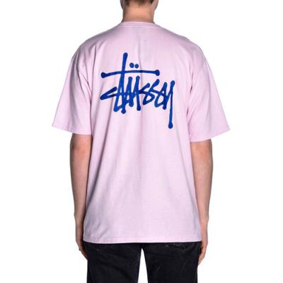 BASIC STUSSY TEE-LIGHT LAVENDER