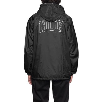 ARCH BLOCK HOODED COACH JKT-BLK