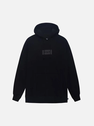 BAR LOGO OVERDYED PULLOVER-BLK