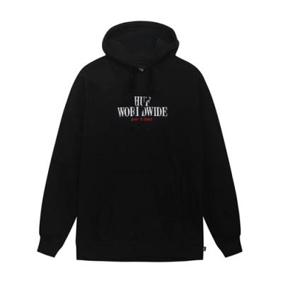 SERIF STACK PULLOVER FLEECE-BLK