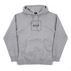 BOX LOGO PULLOVER HOODIE-G.HEATHER(blk)