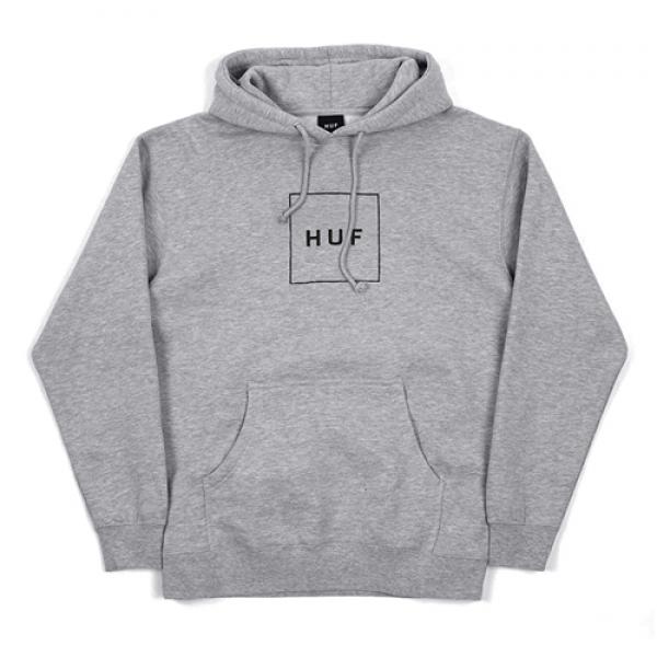 BOX LOGO PULLOVER HOODIE-G.HEATHER(blk)
