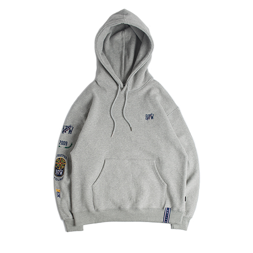 [ROMANTIC CROWN] RTW WIDE HOODIE_GRAY