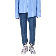 Unbalance Denim Pants (Blue)