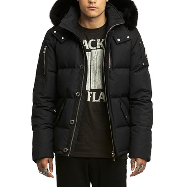 () (MK2228M3Q_291) 2018  е MENS 3Q JACKET-BLACK (blk fur)