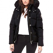 (국내배송) (MK2229L3Q_291) 2018 쓰리쿼터 여자패딩 LADIES 3Q JACKET-BLACK (blk fur)