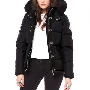 (국내배송) (MK2229L3Q_291) 2018 쓰리쿼터 여자패딩 LADIES 3Q JACKET-BLACK (blk fur)