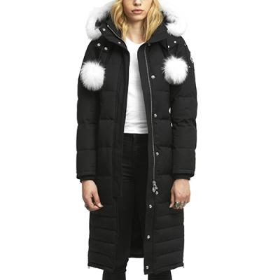 (국내배송) (MK4660LLP_290) 2018 서스캐처원 여자 롱패딩 LADIES SASKATCHEWAN PARKA-BLACK (wht fur)
