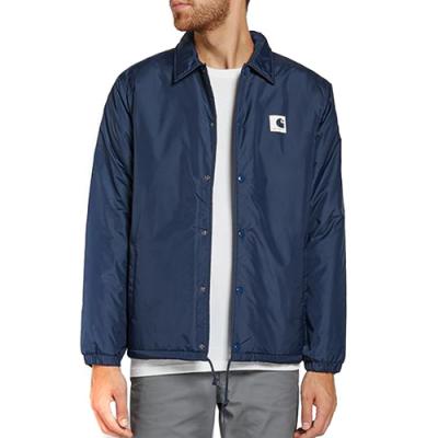 (I0230778)SPORTS PILE COACH JACKET-STEEL NAVY(WAX)