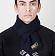 221# AKTS-12 REDCROSS MUFFLER NAVY