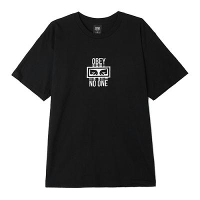 (131080220)NO ONE SS TEE-BLK