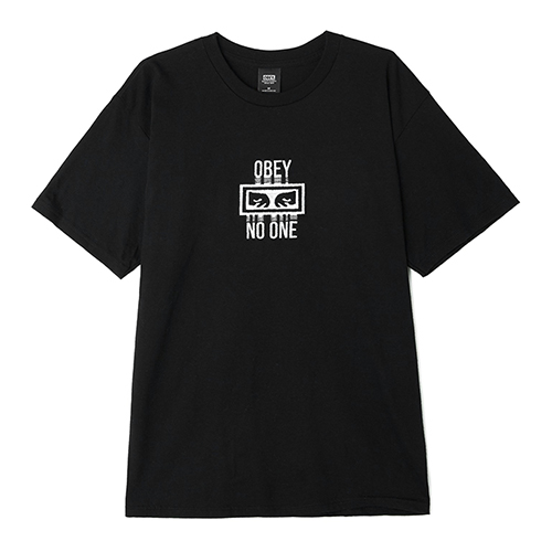 (131080220)NO ONE SS TEE-BLK