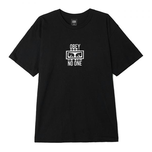 (131080220)NO ONE SS TEE-BLK
