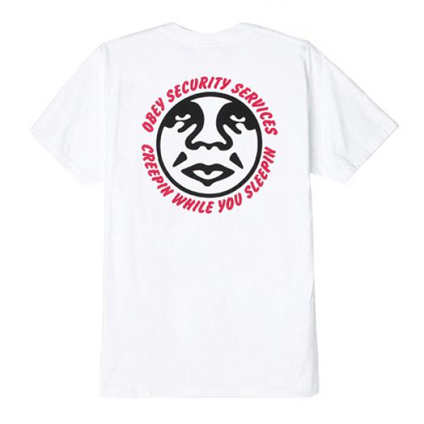 (163081610)SECURITY SERVICES TEE-WHT
