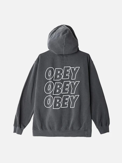 (112601489)OBEY JUMBLE LO-FI HOOD-DBA
