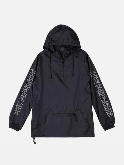 (126261641)ROUGH DRAFT ANORAK HD JKT-BLK