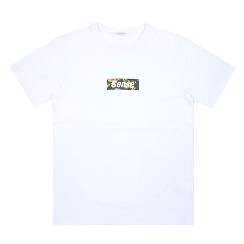 [Ʃ] SENSESTUDIO - TROPICAL BOX LOGO T (WHITE)  Ƽ Ƽ