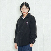 [õ] ACIDBLACK - NYC FLEECE ZIPUP (BLACK) ĸ 