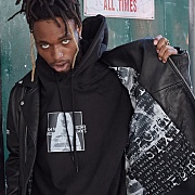 PORNO 6 HOODIE - BLACK