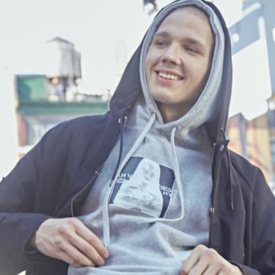 PORNO 6 HOODIE - GREY