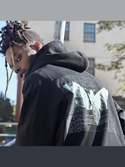 PORNO 6 VER.2 HOODIE - BLACK