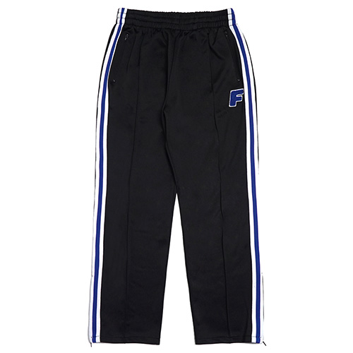 [FRESH ANTI YOUTH] LOGO ZIP TRACK PANTS-BLACK